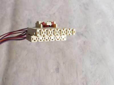 BMW 12 Pole 7 Wire Beige Connector Plug w/ Pigtail 611392482932
